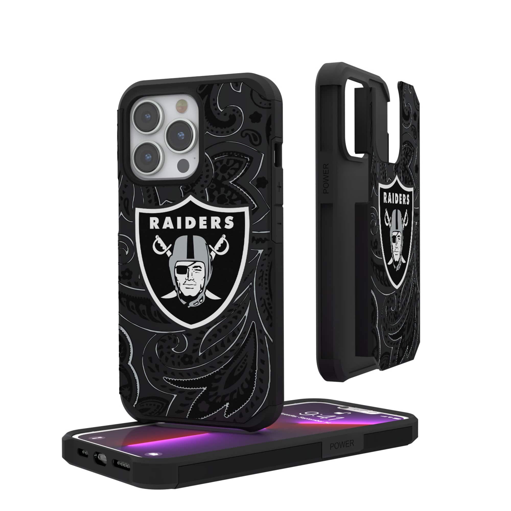 Keyscaper - NFL - Las Vegas Raiders iPhone Rugged Paisley Design Case - 12 mini/13 mini - Multicolor price history on PriceWatchPro