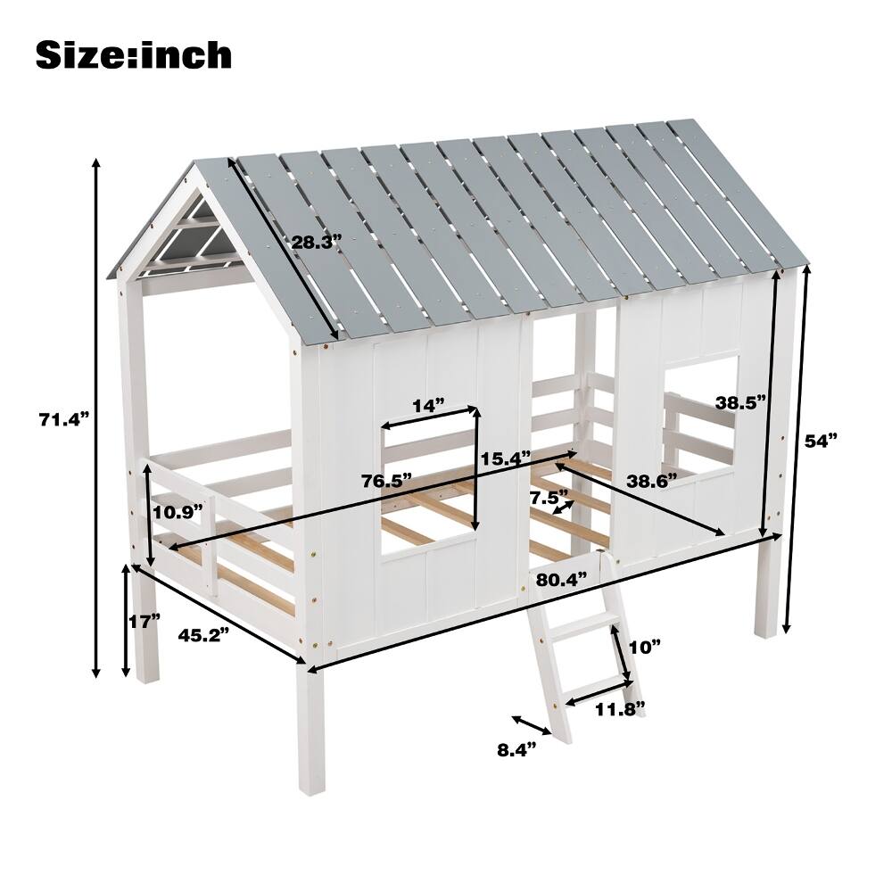 Size: inch  
28.3" 71.4" 10.9" 14" 76.5" 15.4" 7.5" 38.6" 38.5" 54" 80.4" 17" 45.2" 10" 11.8" 8.4"