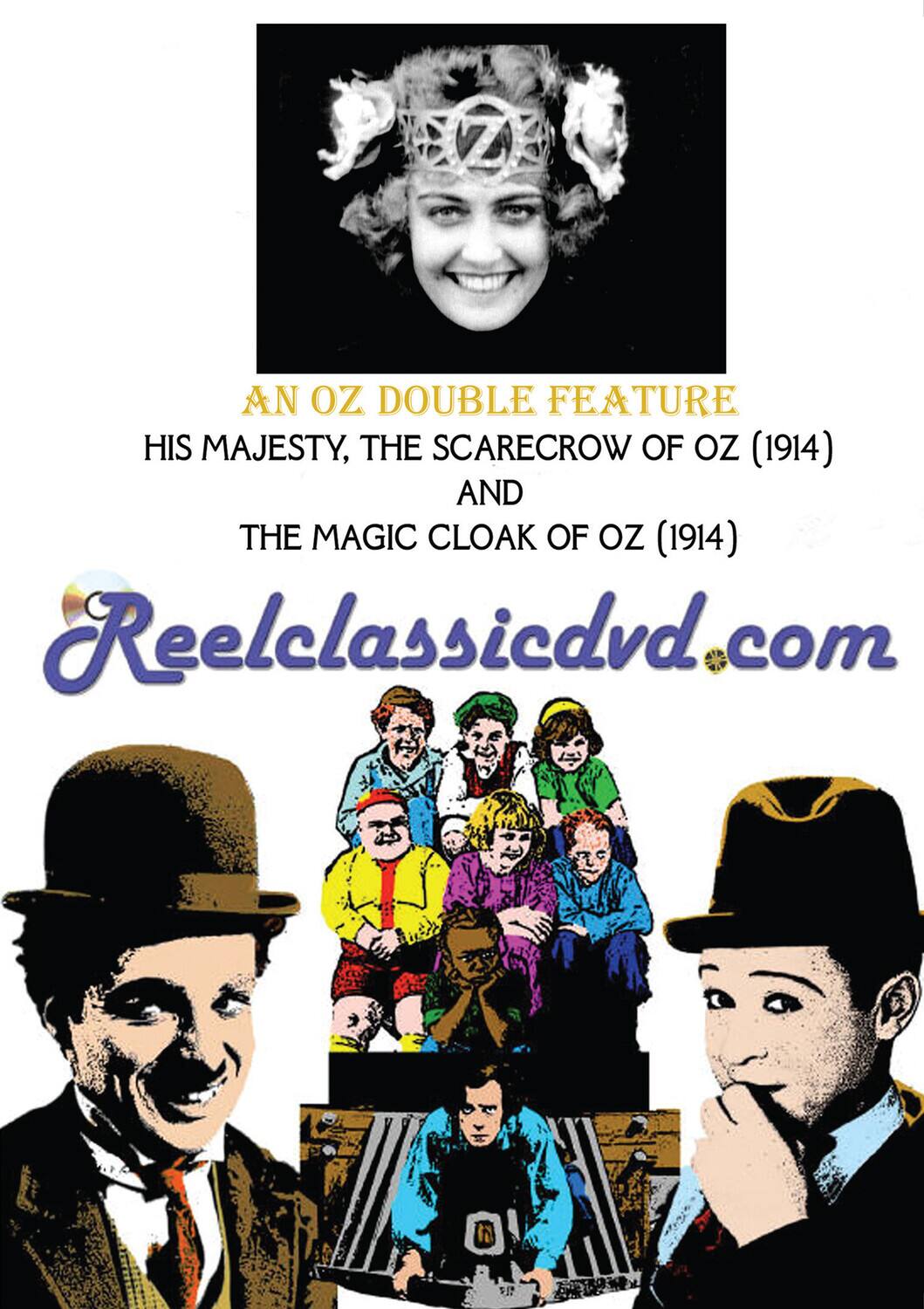Oz Double Feature: His Majesty, The Scarecrow of Oz / The Magic Cloak of Oz  - DVD
