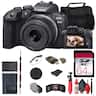Bundle - Canon - EOS R10 Mirrorless Camera W/ 18-45mm Lens + 64GB Memory Card + Bag + More