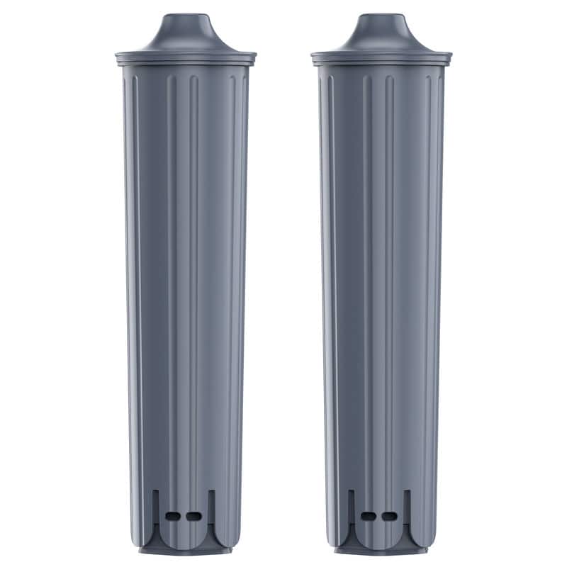Front. GLACIER FRESH - GLACIER FRESH Water Filter Compatible with Jura 71794 Claris Smart+ Filter Cartridge, 2 Pack - Grayish black.