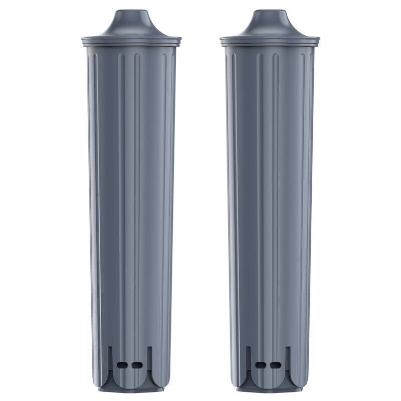 Front. GLACIER FRESH - GLACIER FRESH Water Filter Compatible with Jura 71794 Claris Smart+ Filter Cartridge, 2 Pack - Grayish black.