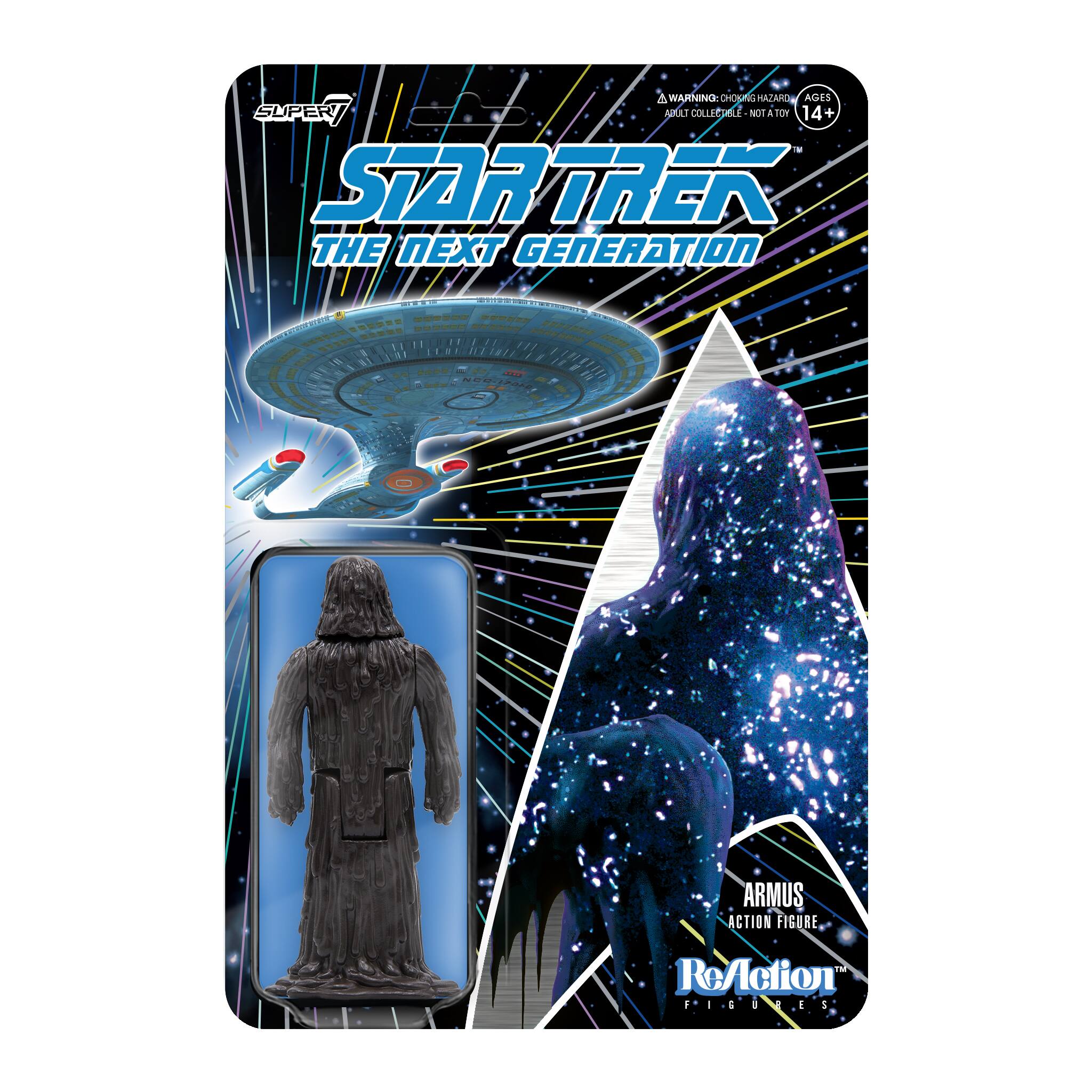Front. Super7 - ReAction 3.75 in Plastic Star Trek: The Next Generation - Armus.