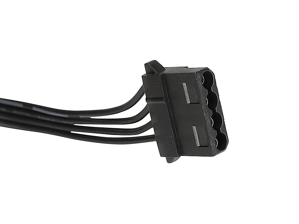 Alt View 7. Bluegears - b-Vigor 700W 80+ Efficency Equivalent 115-230V All Black Ribbon Cable Gaming PC ATX Power Supply.