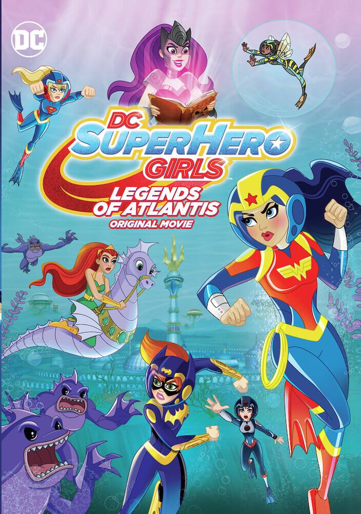 Front. DC Super Hero Girls: Legends of Atlantis - DVD.