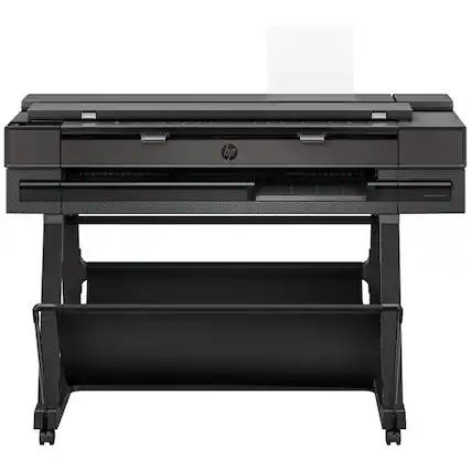 Front. HP - HP DesignJet T850 36-inch Large Format MFP Plotter Printer, Print/Scan/Copy, 2-Year Warranty (2Y9H2H).