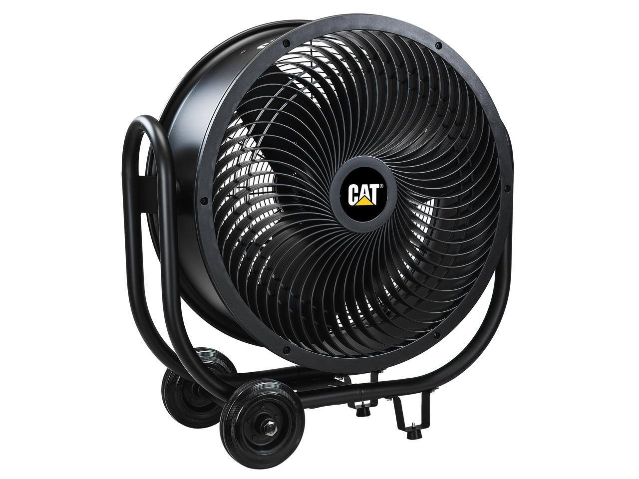 Alt View 5. Caterpillar - Caterpillar CF-HVD-24AC-BK 24" High-Velocity Industrial Fan - 6500 CFM, 3-Speed, 360° Tilt.