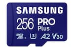Front. Samsung - Pro Plus 256GB microSDXC Memory Card.