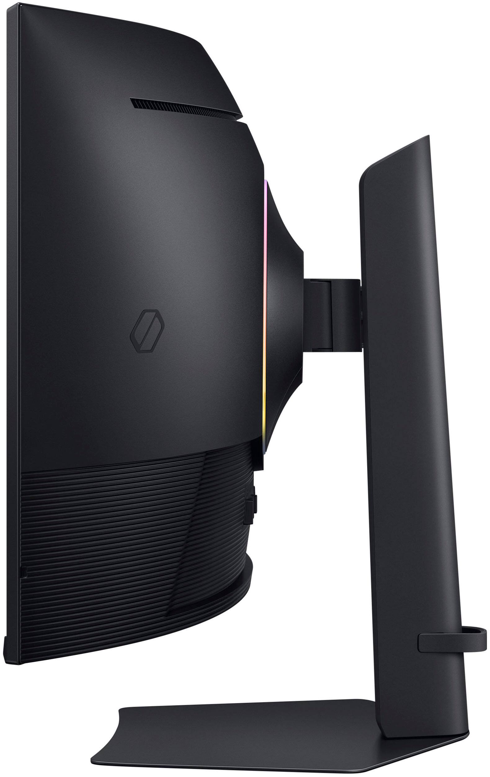 Alt View 23. Samsung - 40" Odyssey G75F WUHD 180Hz 1ms AMD FreeSync Prem Pro Curved Gaming Monitor with HDR 600 (DisplayPort, HDMI) - Black.