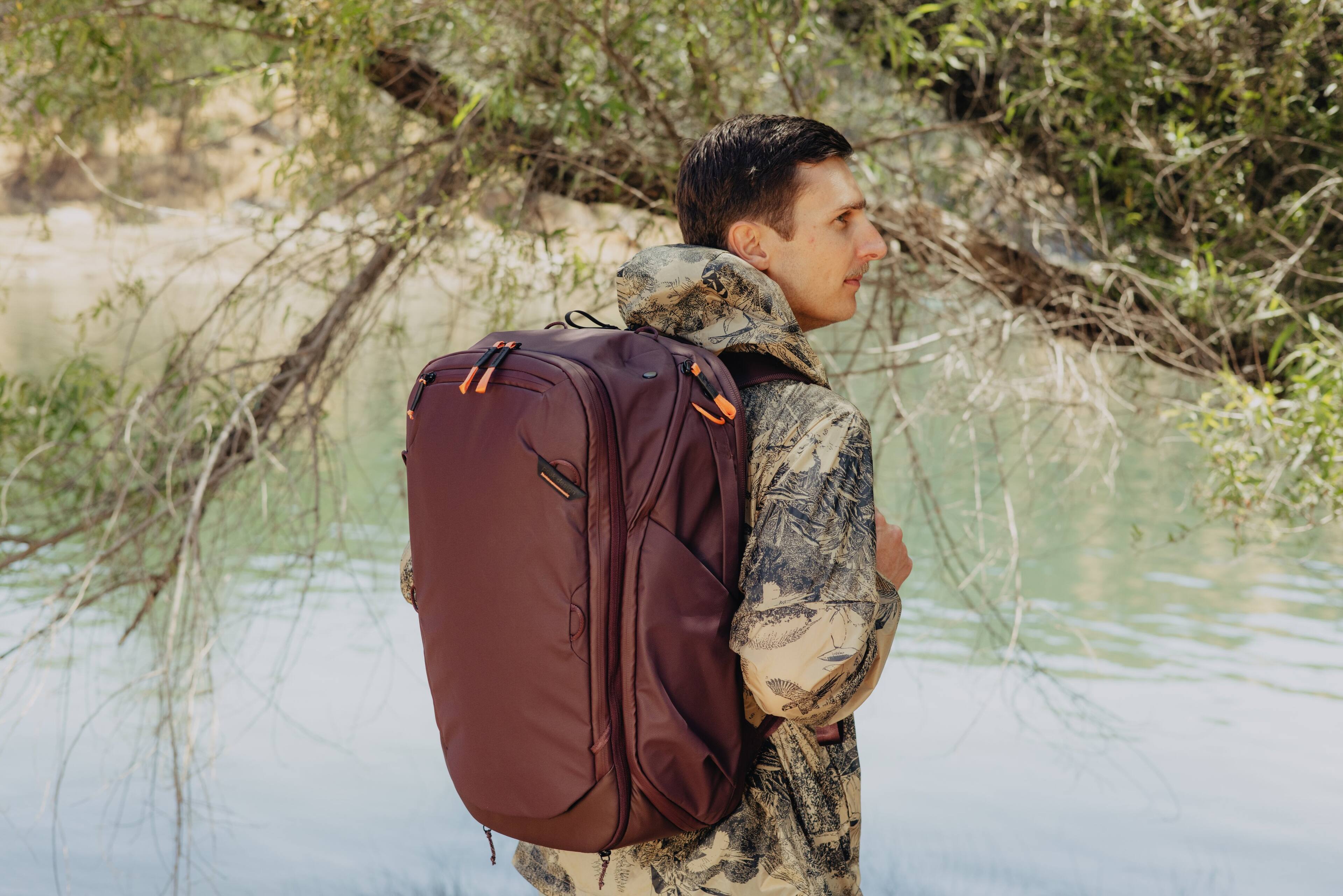 Left. Peak Design - Travel Backpack 45L - Eclipse.