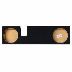 Front. SoundBox - SoundBox LCE-F003/12U, Ford F150 SuperCab / SuperCrew Dual 12 Subwoofer Enclosure, 2004-2008.