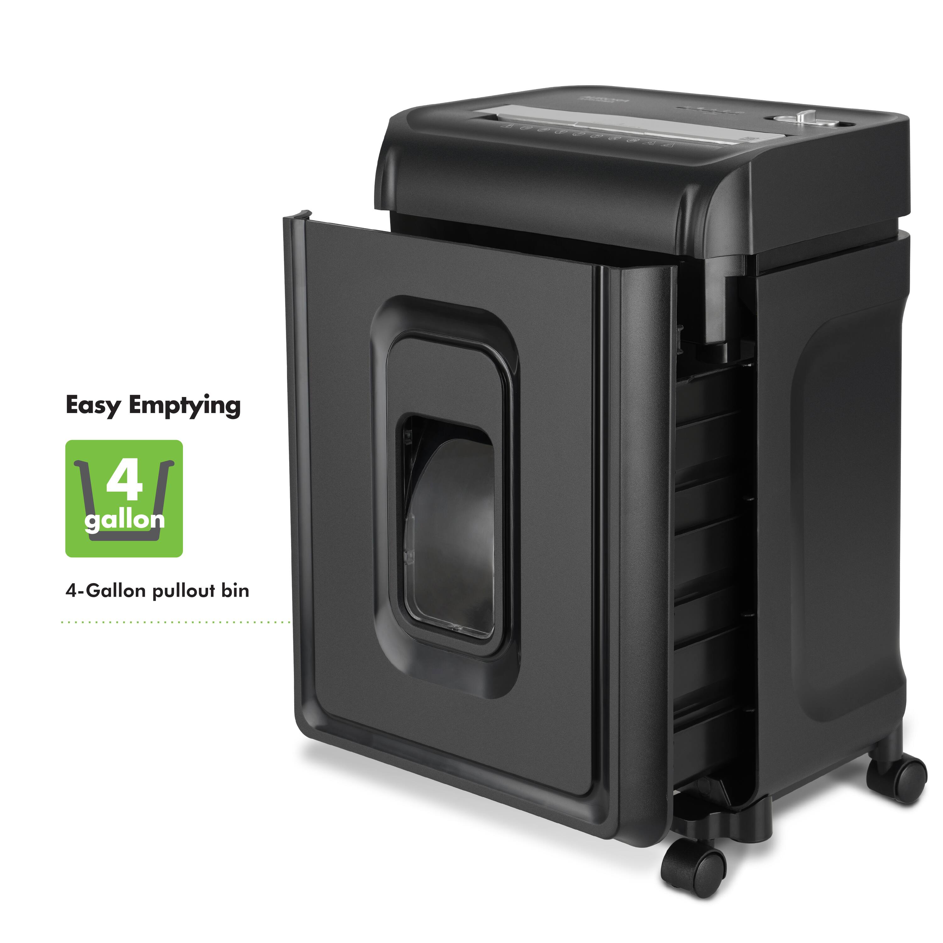 Easy Emptying  
4 gallon  
4-Gallon pullout bin