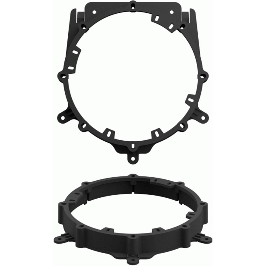 Alt View 15. Metra - Speaker Adapter Plate for Select Acura and Honda 2002-2014 Vehicles (2-Pack) - Black.