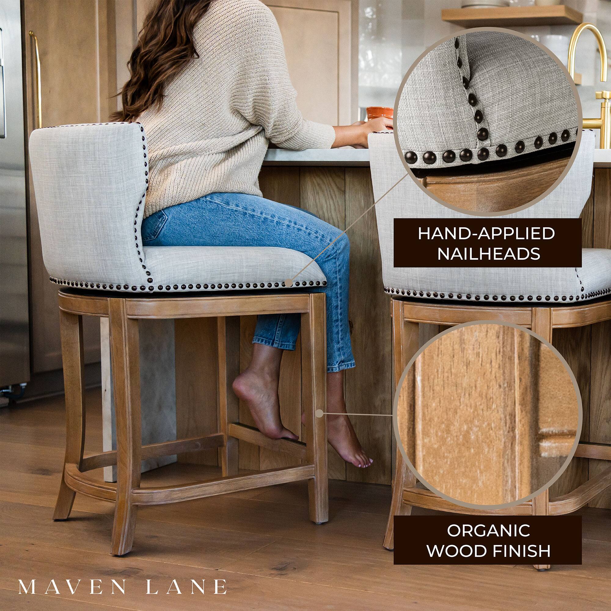 HAND-APPLIED NAILHEADS  
ORGANIC WOOD FINISH  
MAVEN LANE