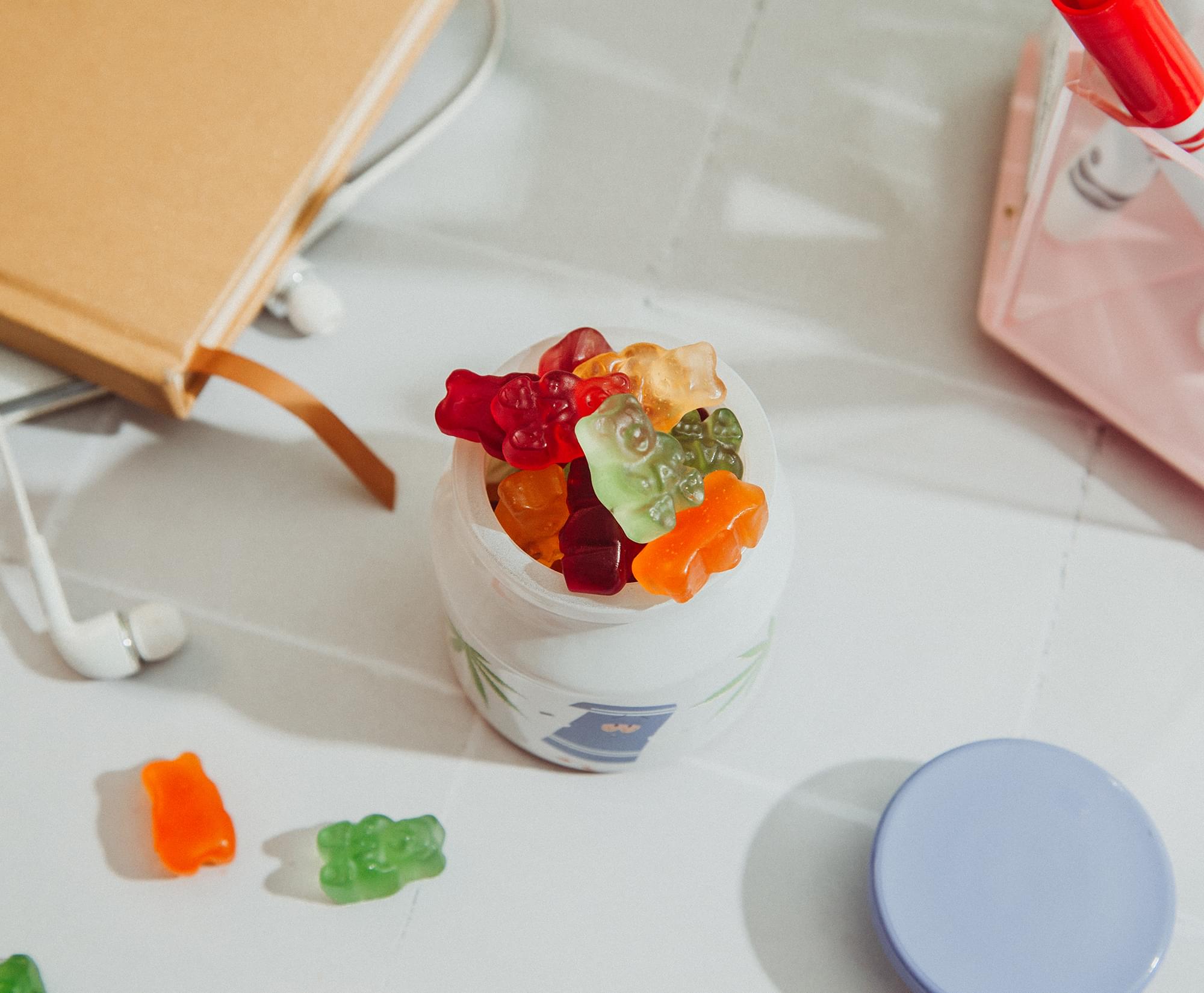 Alt View 5. Silver Buffalo - South Park Towelie Glass Storage Jar With Lid | Holds 5 Ounces - Blue.