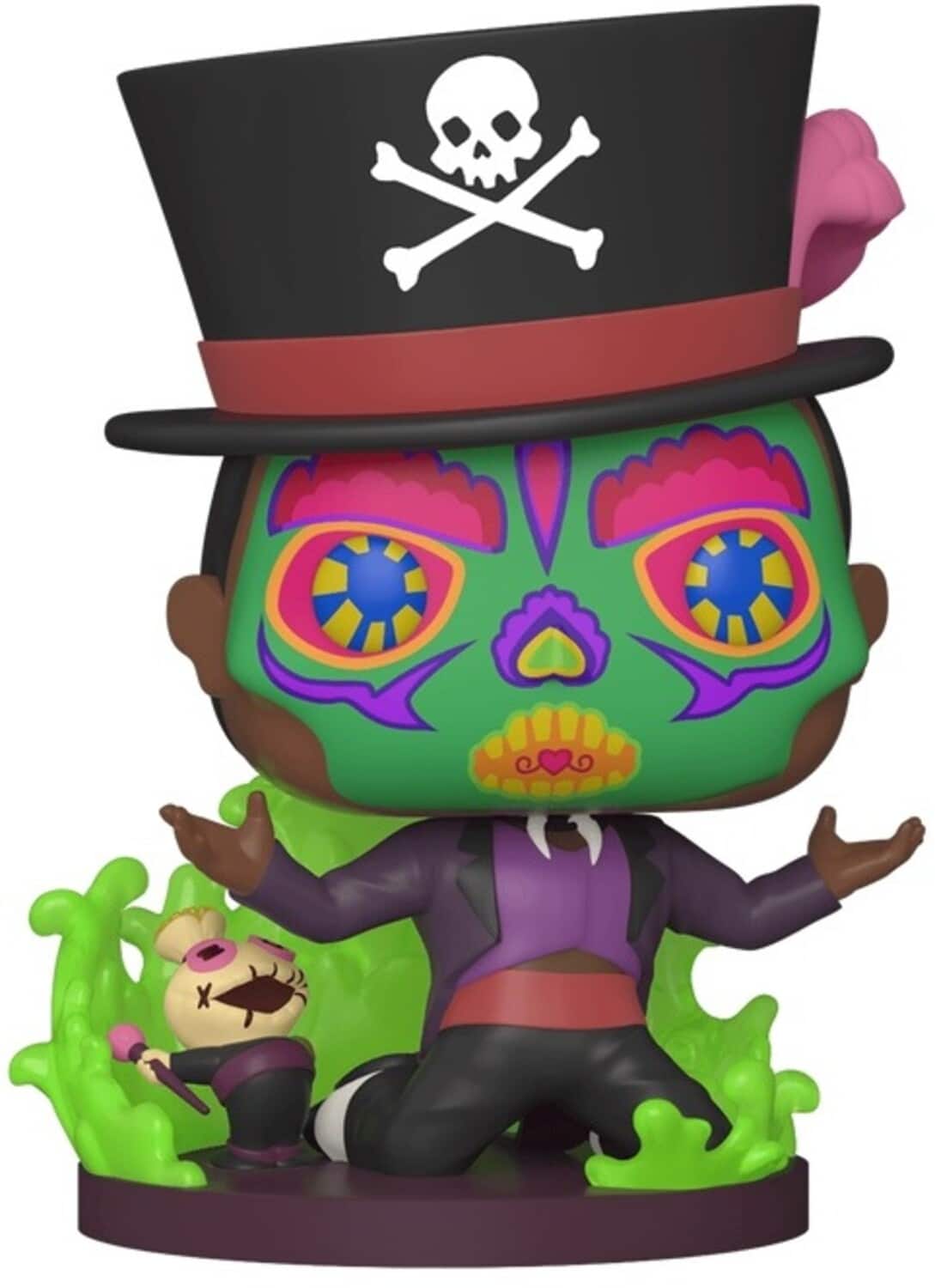 FUNKO POP! DISNEY: Villains - Sugar Skull Facilier with Base - Multicolor