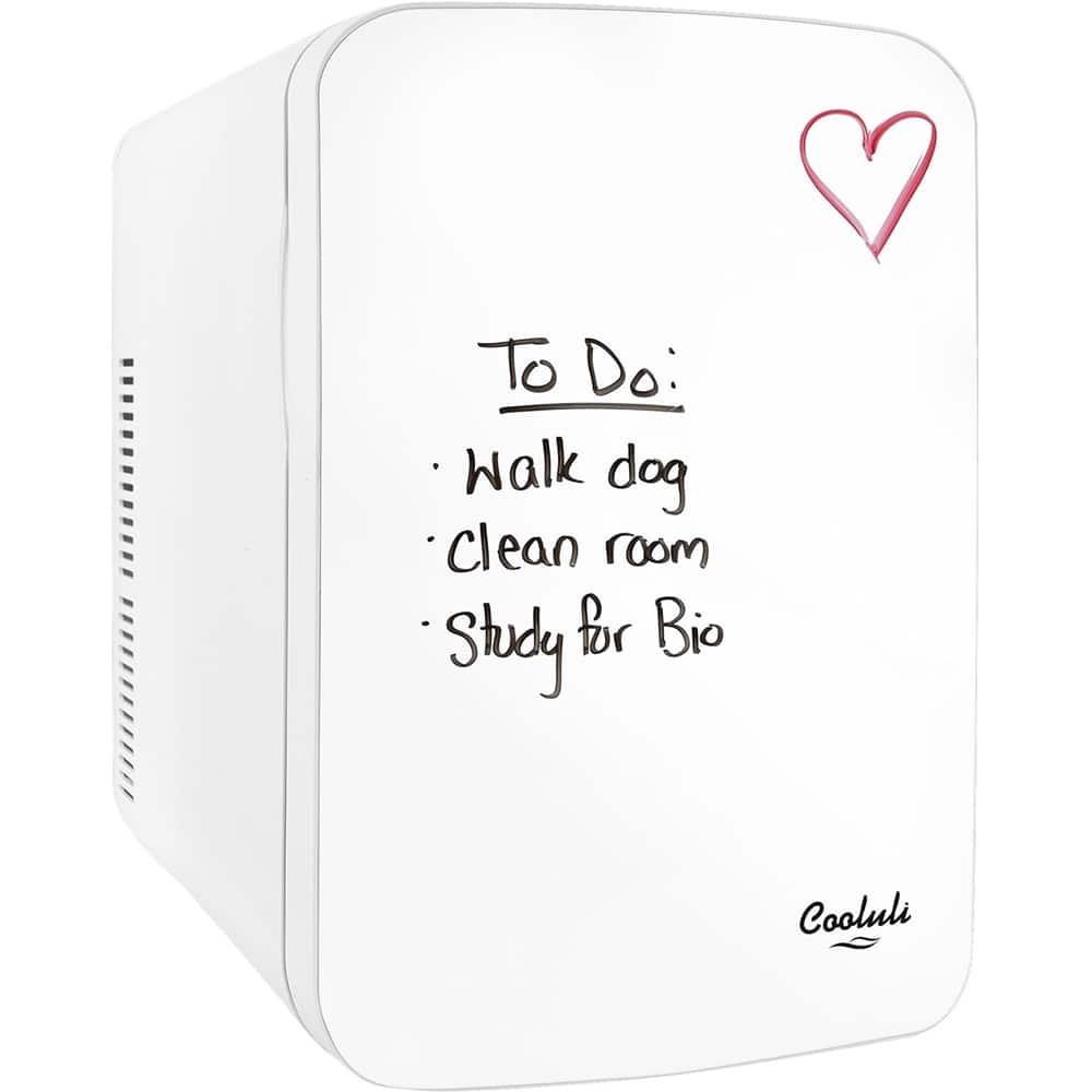 Front. Cooluli - Vibe 0.5 Cu. Ft. Mini Fridge - White.
