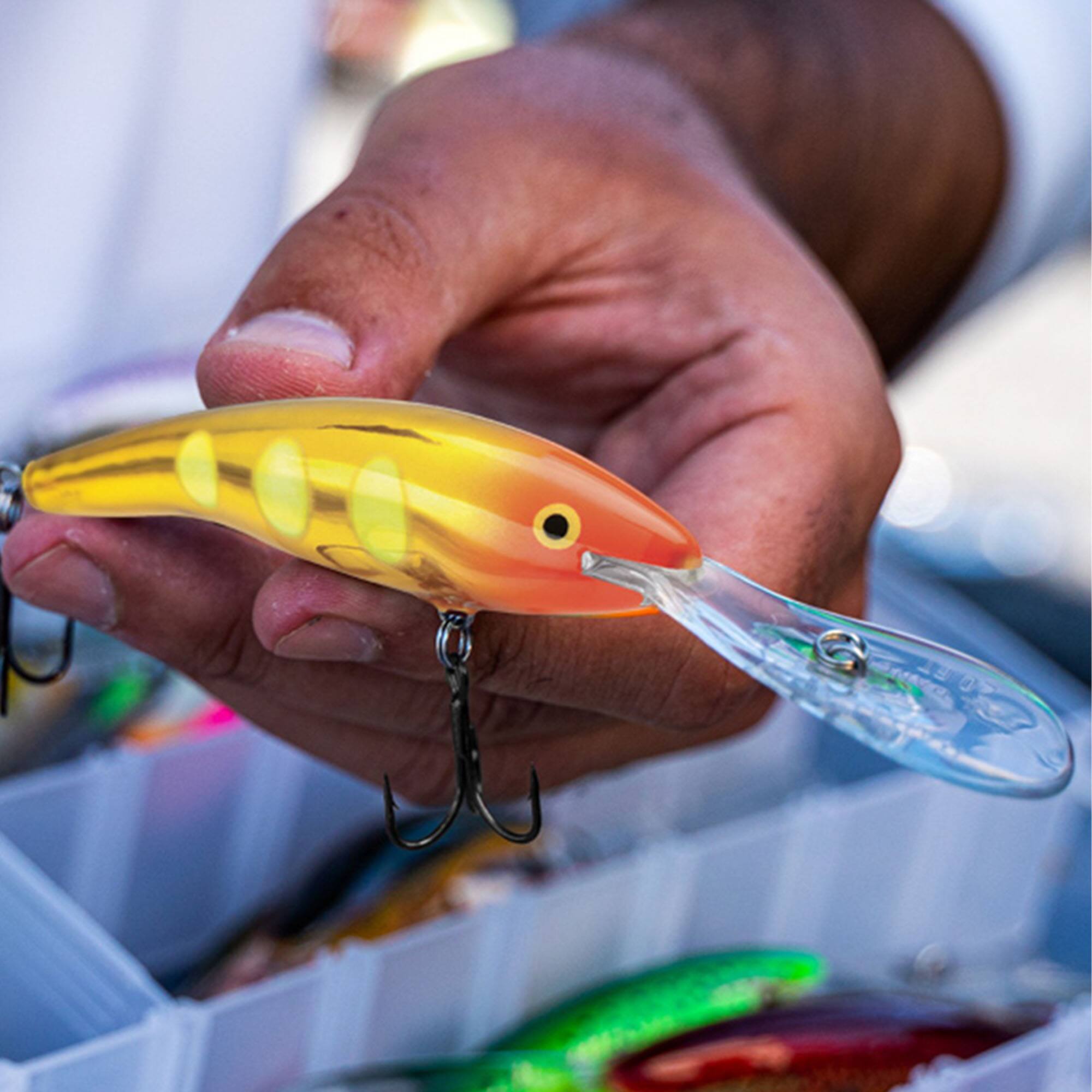 Alt View 1. Rapala - Rapala Deep Tail Dancer 09 Fishing Lure, Voodoo Haze - Voodoo Haze.