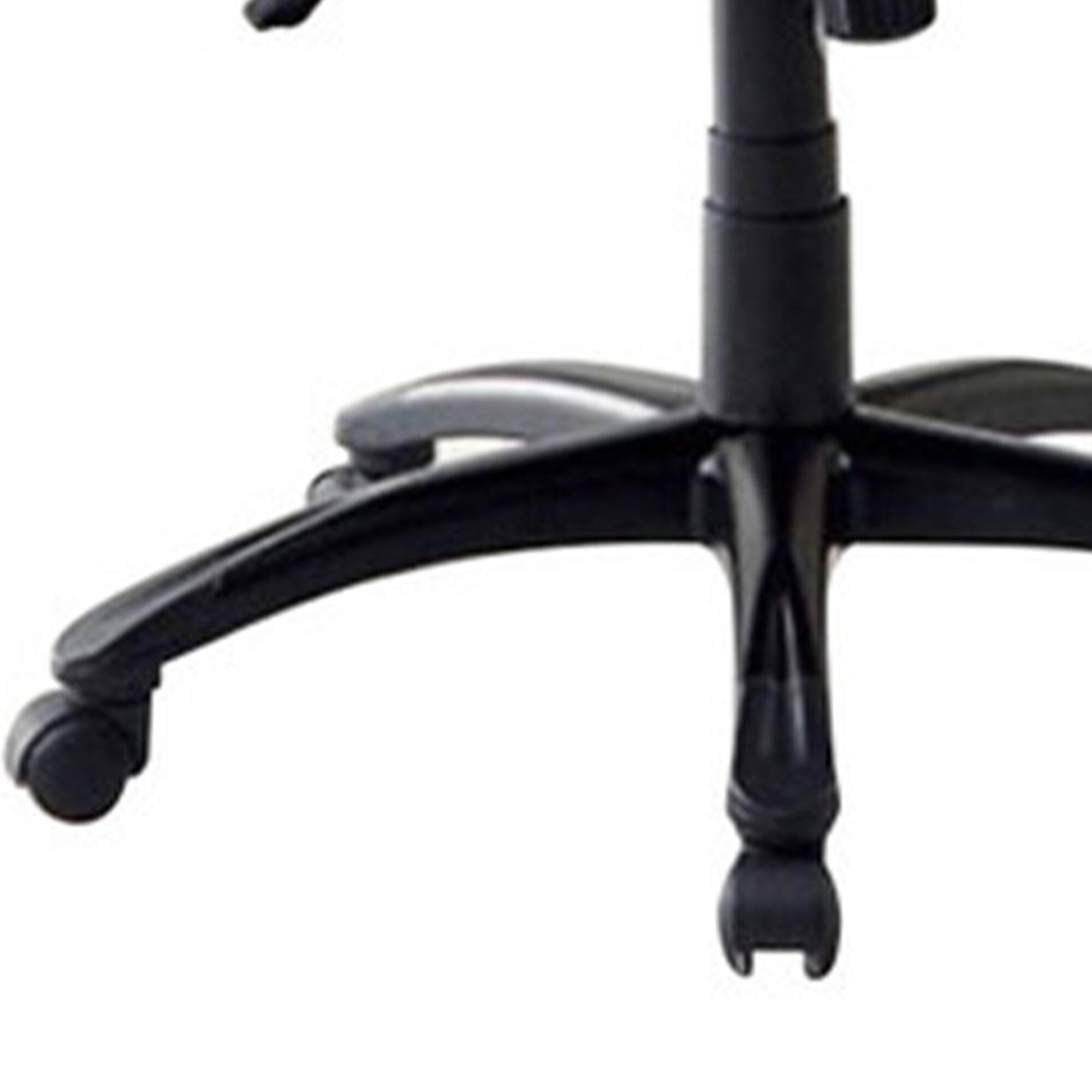 Alt View 3. Manhattan Lane - Leatherette Gaming Chair with Padded Armrests and Adjustable Height - Black.