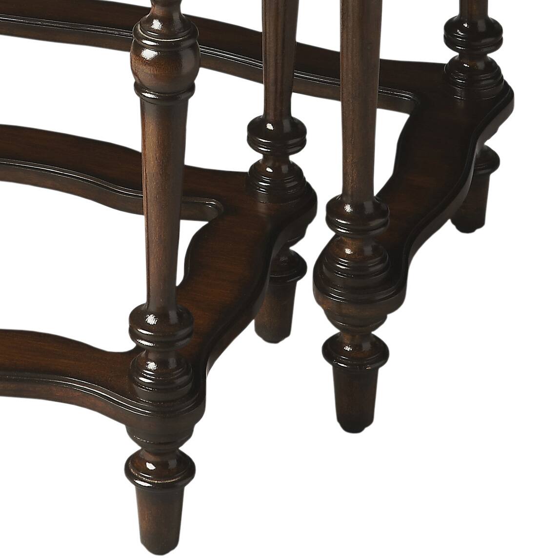 Butler Specialty Gregorio Rectangular Stone and Wood Set of 2 Nesting ...