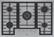 Front. Bosch - 800 Series 30" Built-In Gas Cooktop with 5 burners - Stainless steel.