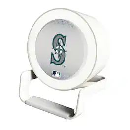 Keyscaper - Seattle Mariners Linen Print Nightlight Charger & Bluetooth Speaker - White