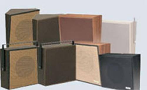 Front. Valcom - Bi-Directional Corridor Wall Speaker System - V-1026C-W - White.