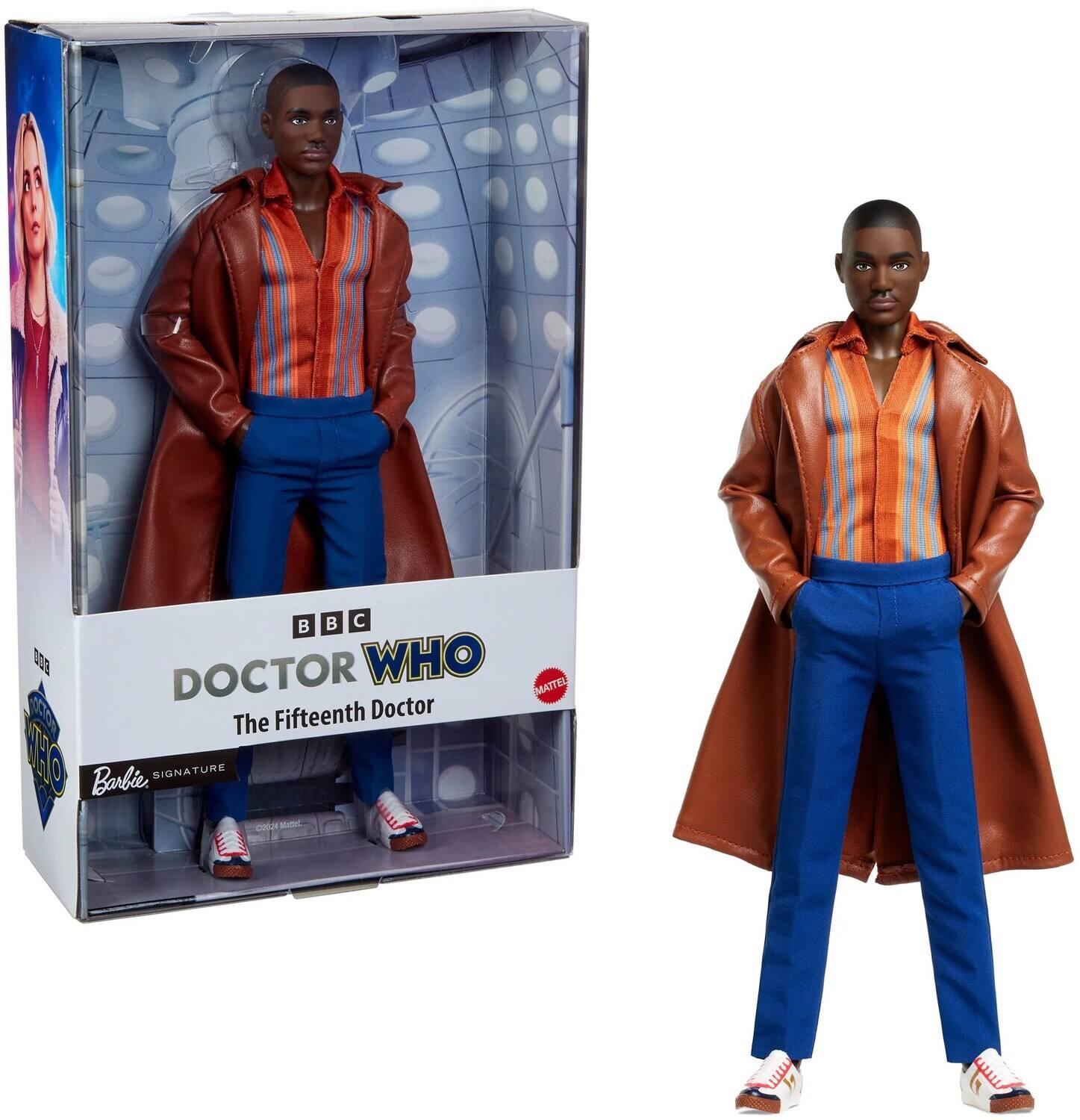 BBC  
DOCTOR WHO  
The Fifteenth Doctor  

Barbie SIGNATURE  

MATTEL