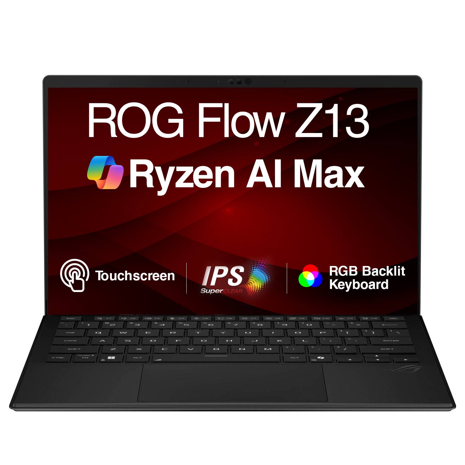 ROG Flow Z13 Ryzen AI Max Touchscreen IPS SuperCLEAR RGB Backlit Keyboard