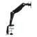 Left Zoom. Office Star Products - Double Monitor Arm 17"-30" - Black.