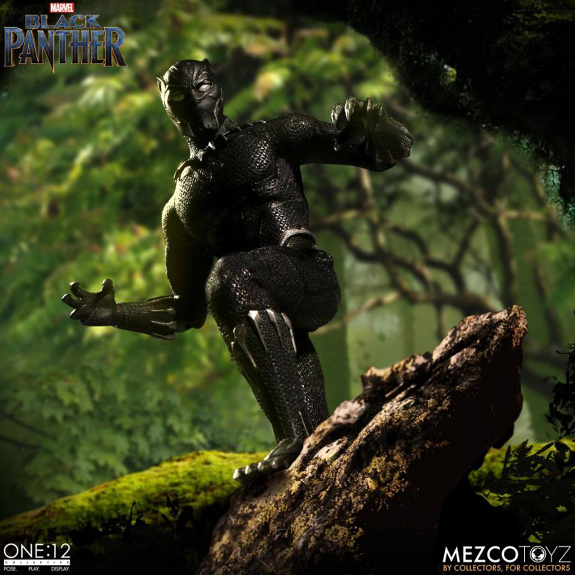 MARVEL BLACK PANTHER  
ONE:12  
2 POSE PLAY DISPLAY  
MEZCOTOYZ  
BY COLLECTORS, FOR COLLECTORS