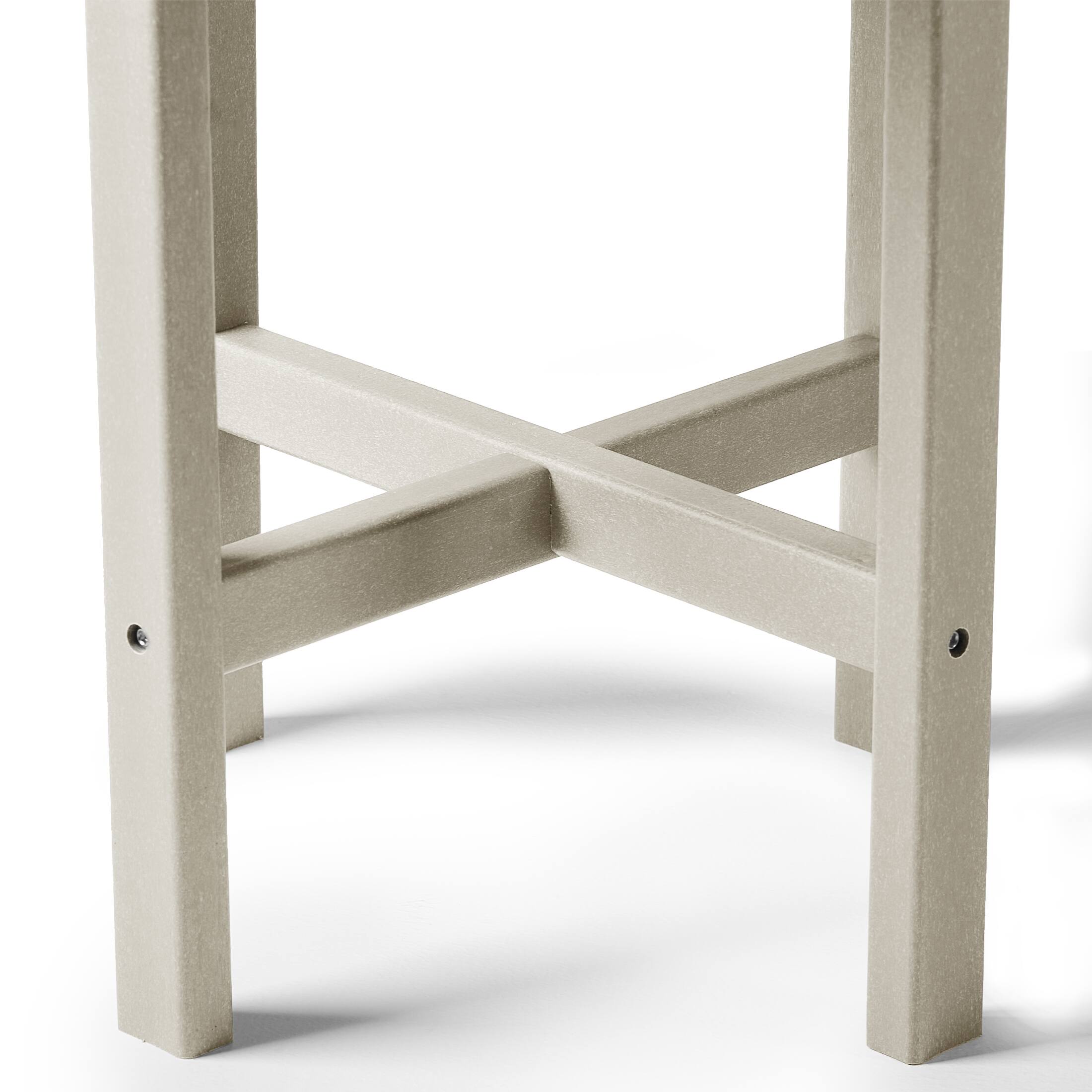 Alt View 5. WestinTrends - WestinTrends Dylan Adirondack Round Outdoor Side Table - Sand.