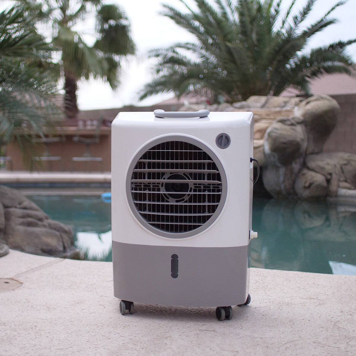 Alt View 1. Hessaire - Hessaire MC18M 1,300 CFM Evaporative Air Cooler.