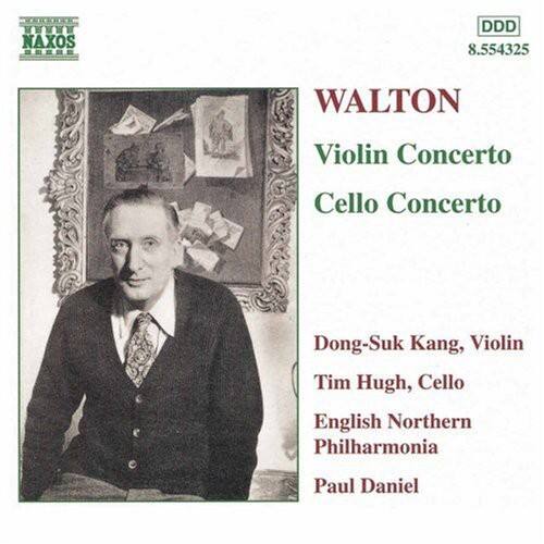 NAXOS  
HEVW 8.554325  
WALTON  
Violin Concerto  
Cello Concerto  

Dong-Suk Kang, Violin  
Tim Hugh, Cello  
English Northern Philharmonia  
Paul Daniel