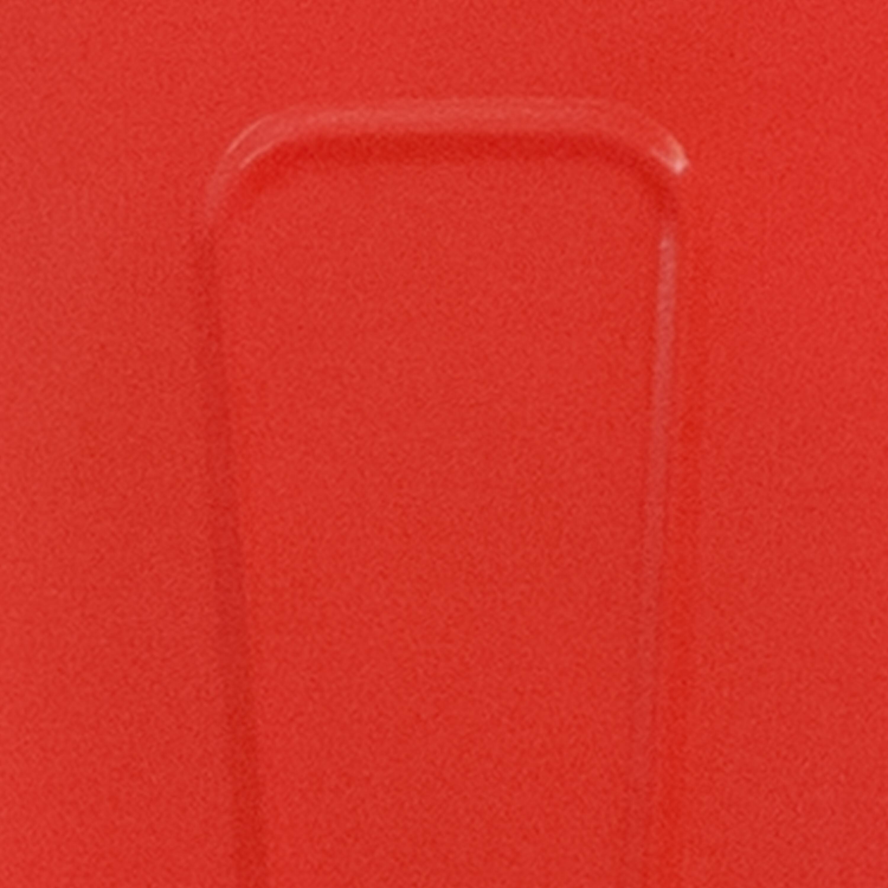 Alt View 6. Emma + Oliver - Commercial Grade 31.5" Square Metal Indoor-Outdoor Table Set with 4 Stack Chairs - Red.