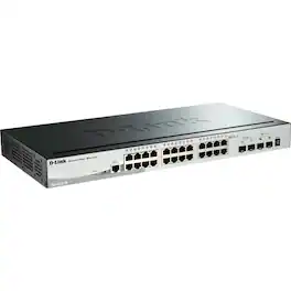 D-Link - DGS-1510 Series Smart Managed 28-Port Gigabit Switch including 4 10GbE SFP+ Ports - 28 Ports - Manageable - Gigabit - Unknown