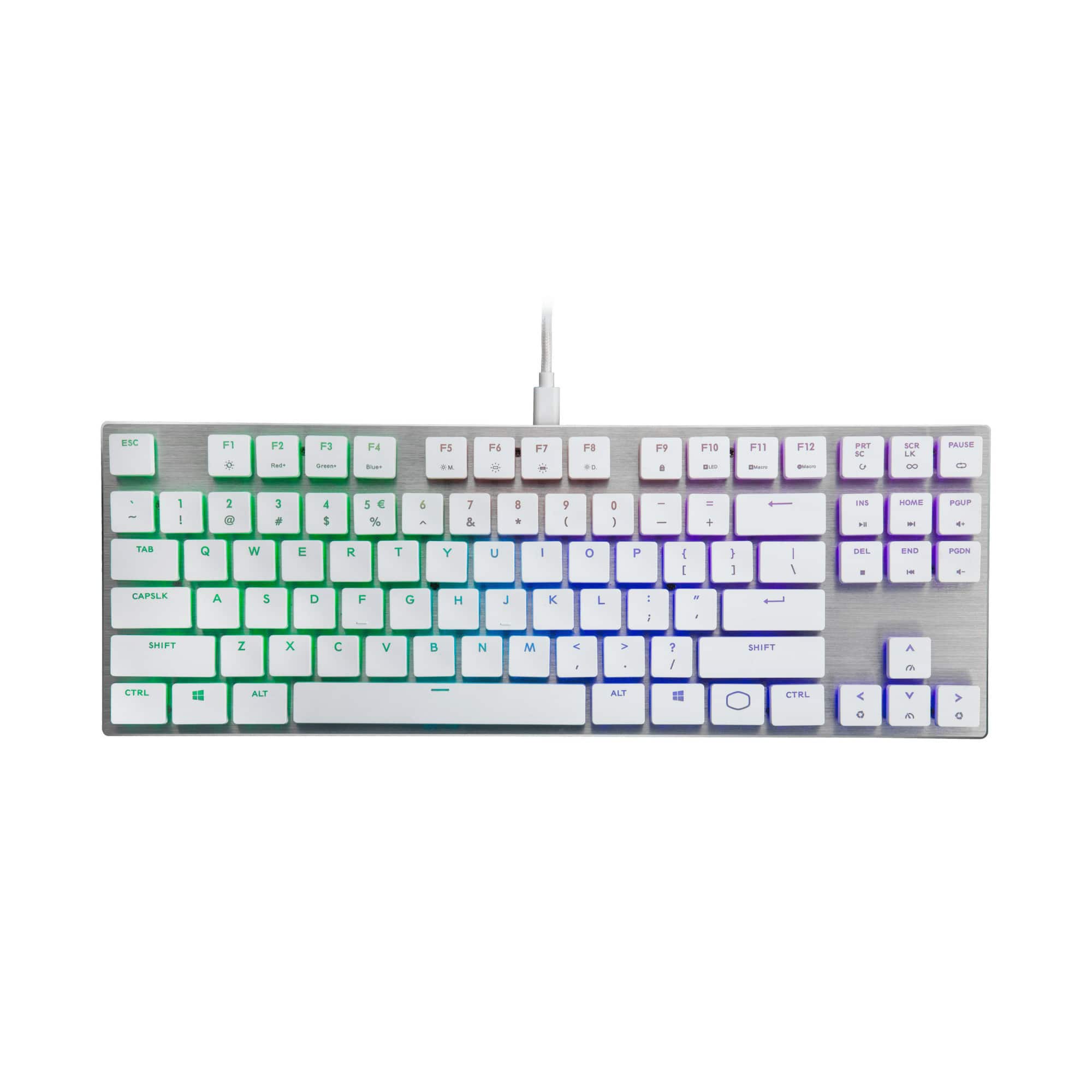 Cooler Master - SK630 Limited Edition Tenkeyless Mechanical Keyboard - White