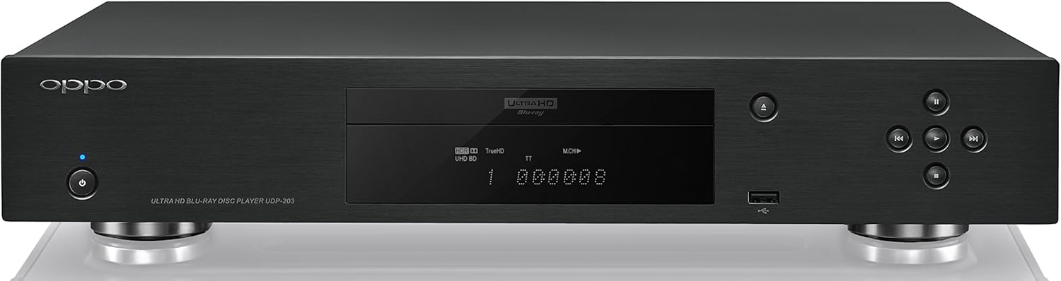 oppo ULTRA HD m  
I HOR B UHD BD TrueHD MCH TT 1 000008 He Y  
ULTRA HD BLU-RAY DISC PLAYER UDP-203