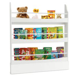 Kadyn - 3-Tier Bookshelf with 2 Anti-Tipping Kits for Books and Magazines- Kids Toy Storage for Kids, Boys, Girls, Nursery - White