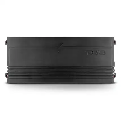Front. DS18 Audio - GEN-X 4-Channel Class D Car Amplifier, 4 x 300W RMS at 4 Ohm - Black.