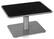 Alt View 3. Mount-It! - Height Adjustable Laptop & Monitor Stand for Laptops and 24″-32″ Monitors with Anti-Slip Stability, Silver - Silver.