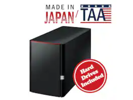 Buffalo Technology - BUFFALO LinkStation SoHo 220 2-Bay Personal Cloud Office NAS 12TB (2x6TB) with Hard Drives Included - Black