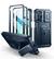 Front. dexnor - Case for Samsung Galaxy A16-5G with 2 Front Frame, Magnetic Slide Camera, Screen Protector Cover Heavy Duty Shockproof - Navy Blue.