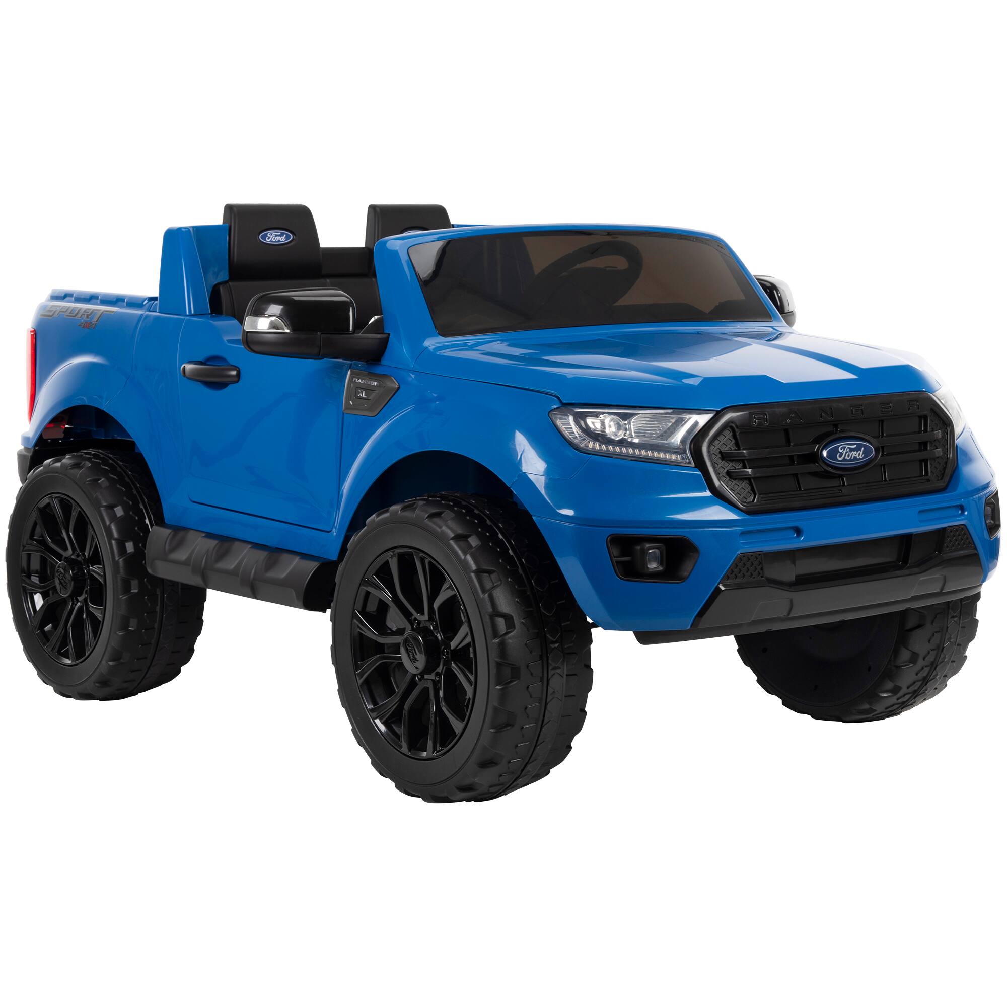 Front. Huffy - Ford Ranger Lariat Battery-Powered Ride On Truck - Blue.