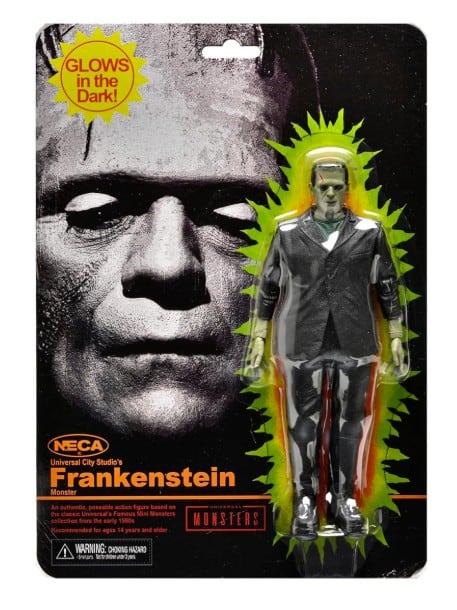 【アメリカ購入】FRANKENSTEIN アクションフィギュア NECA Universal Monsters 7” Scale Action Figure Retro (Glow in The