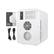 Alt View Zoom 15. Cooluli - Vibe 0.5 Cu. Ft. Mini Fridge - White.