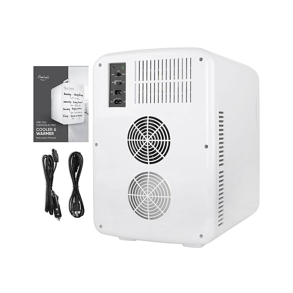 Alt View 15. Cooluli - Vibe 0.5 Cu. Ft. Mini Fridge - White.