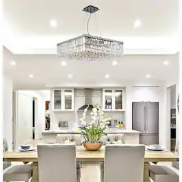 Elegant Lighting - Maxime 24 Inch Black Chandelier - Black And Clear