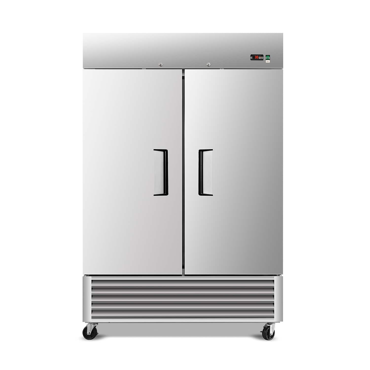 WHALL - 54" 49 Cu.ft Commercial Reach-in Refrigerator, 33-40°f, Etl Certified - Stainless Steel