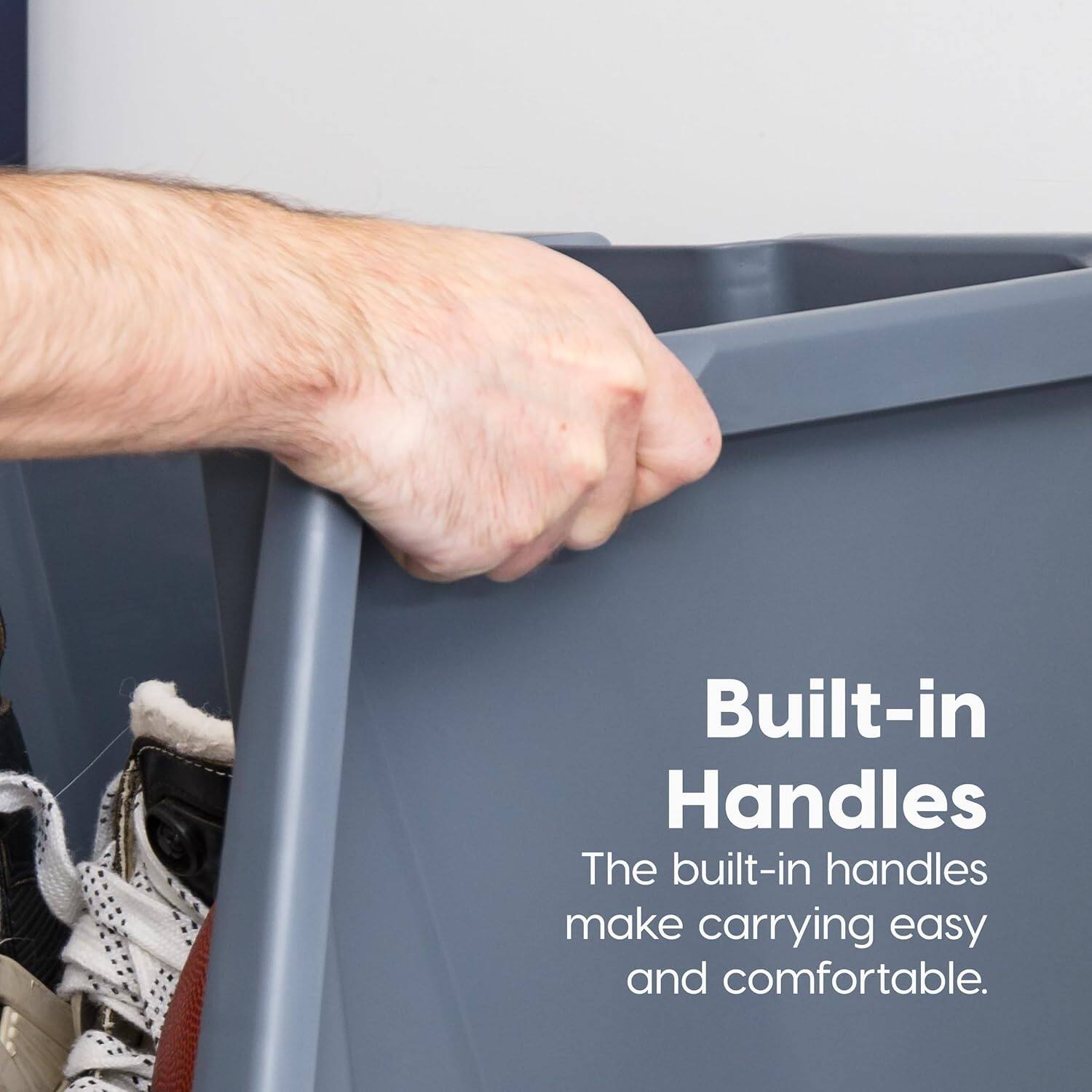 Built-in Handles

The built-in handles make carrying easy and comfortable.